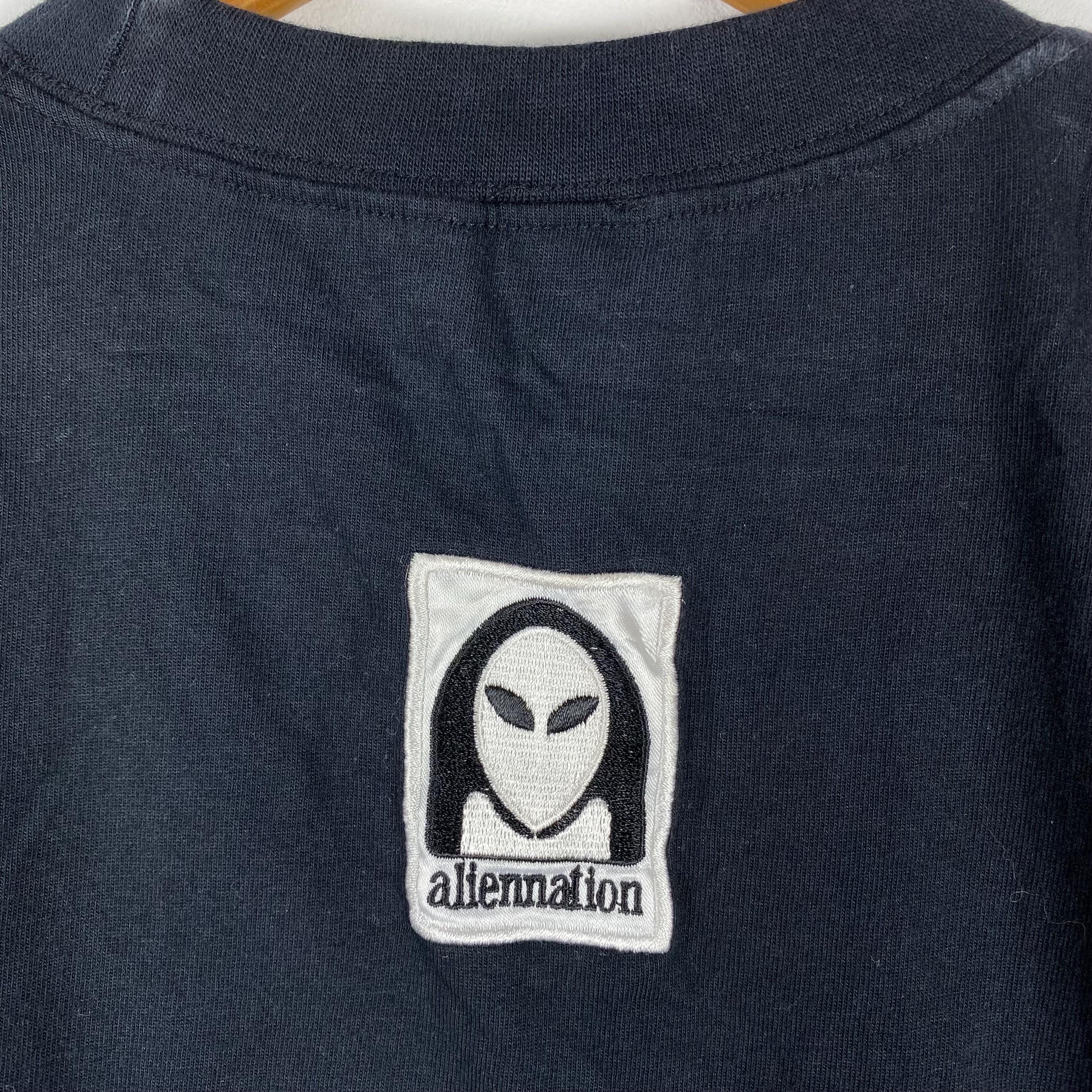 Rare!! Vintage 90's ALIEN NATION Big Logo Retro Hip Hop Tee