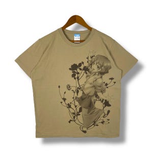 Rare!! HANASAKU IROHA Blossoms For Tomorrow Anime Manga Tee Shirt Extra Large Size