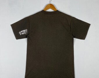 Rare!! Vintage 00's STUSSY LAURA Compared to What Photo Tee Shirt
