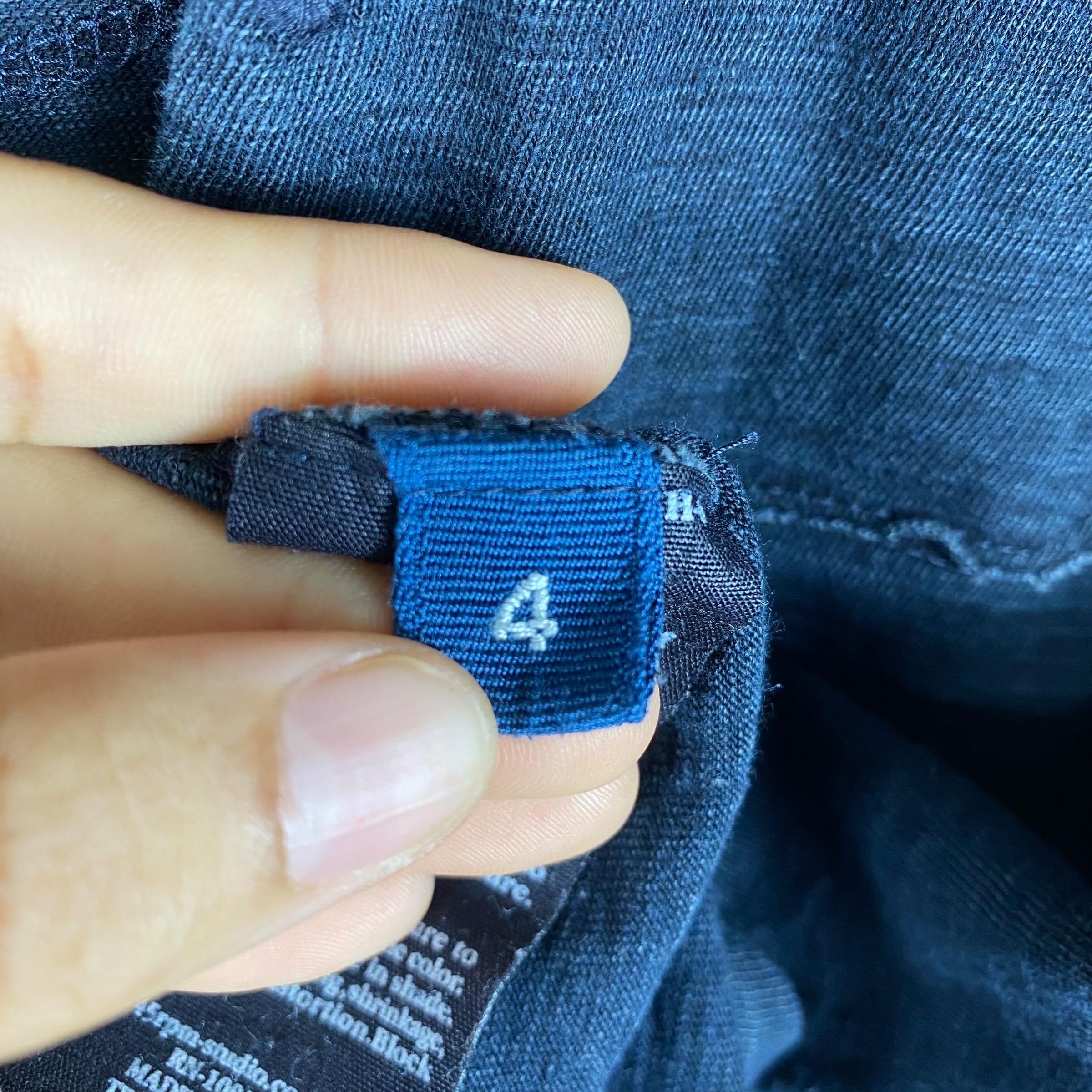 希少!!45RPM 天然藍染め 長袖ポロシャツ サイズ4 - Etsy 日本