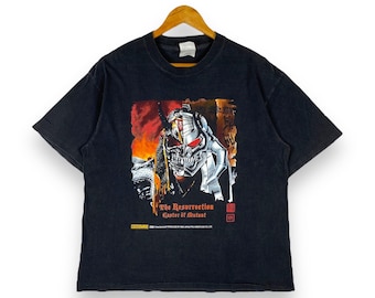 Vintage 90s Muta Wrestling Tee - New Japan Pro, Large