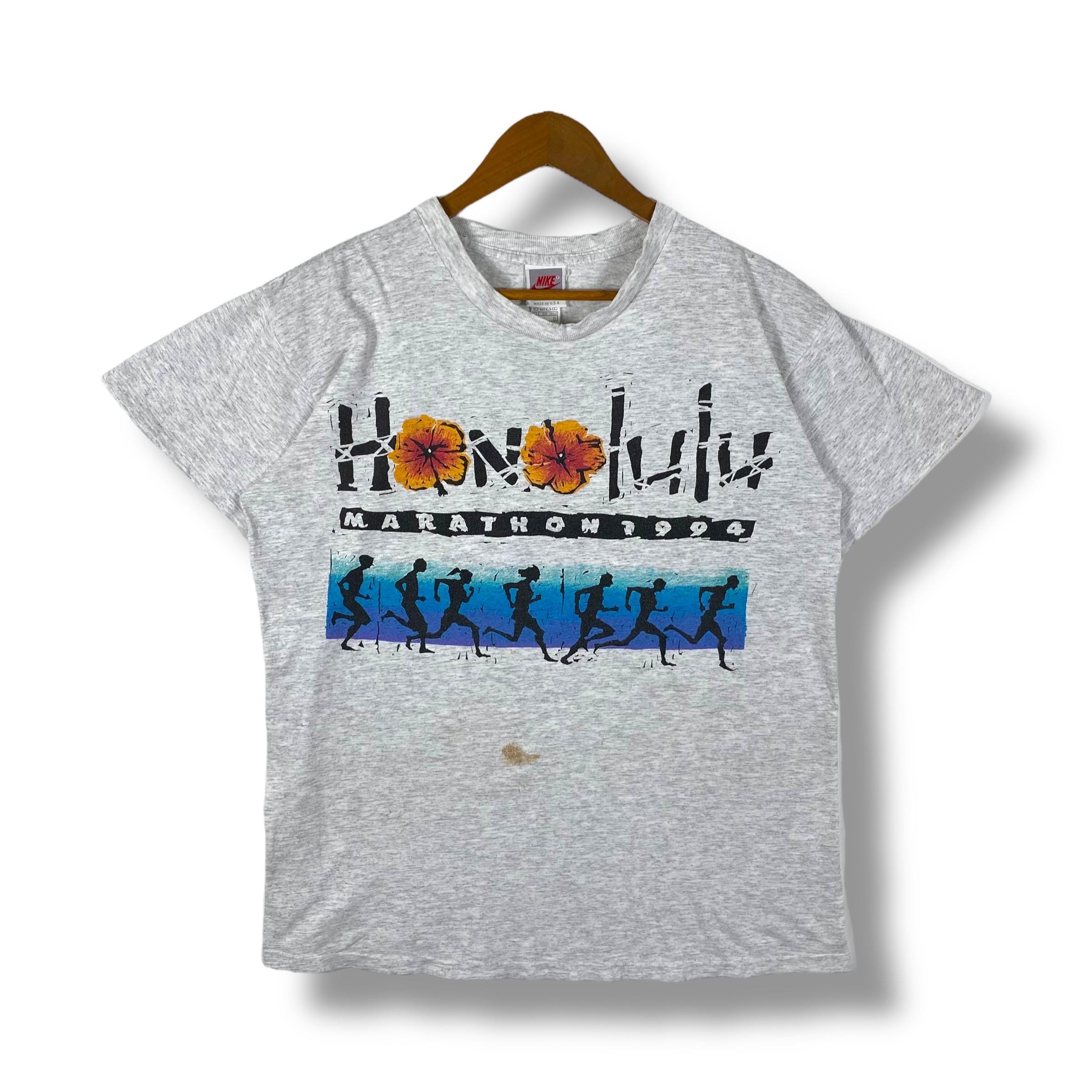 Selten!! Vintage NIKE HONOLULU MARATHON 1994 Just Do It T Shirt Große Größe