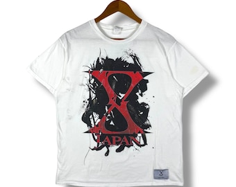 Rare!! Japanese Band X-JAPAN World Tour Live in Yokohama Tee Shirt