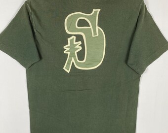 By Shawn Stussy!! Vintage 90's STUSSY Faded Tee Shirt Medium