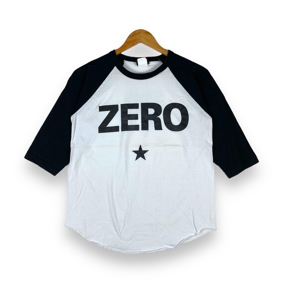 Rare!! Vintage 90's THE SMASHING PUMPKINS Zero Band Raglan
