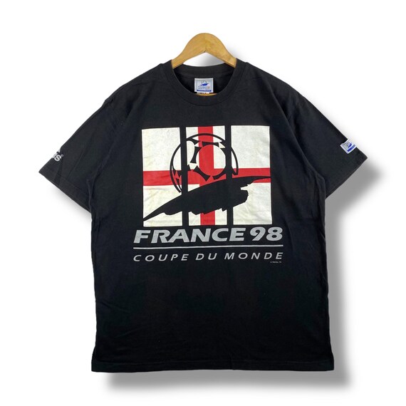 Tシャツ world cup フランス Rare!! Vintage 90's Adidas FRANCE WORLD CUP Graphic Tee Shirt