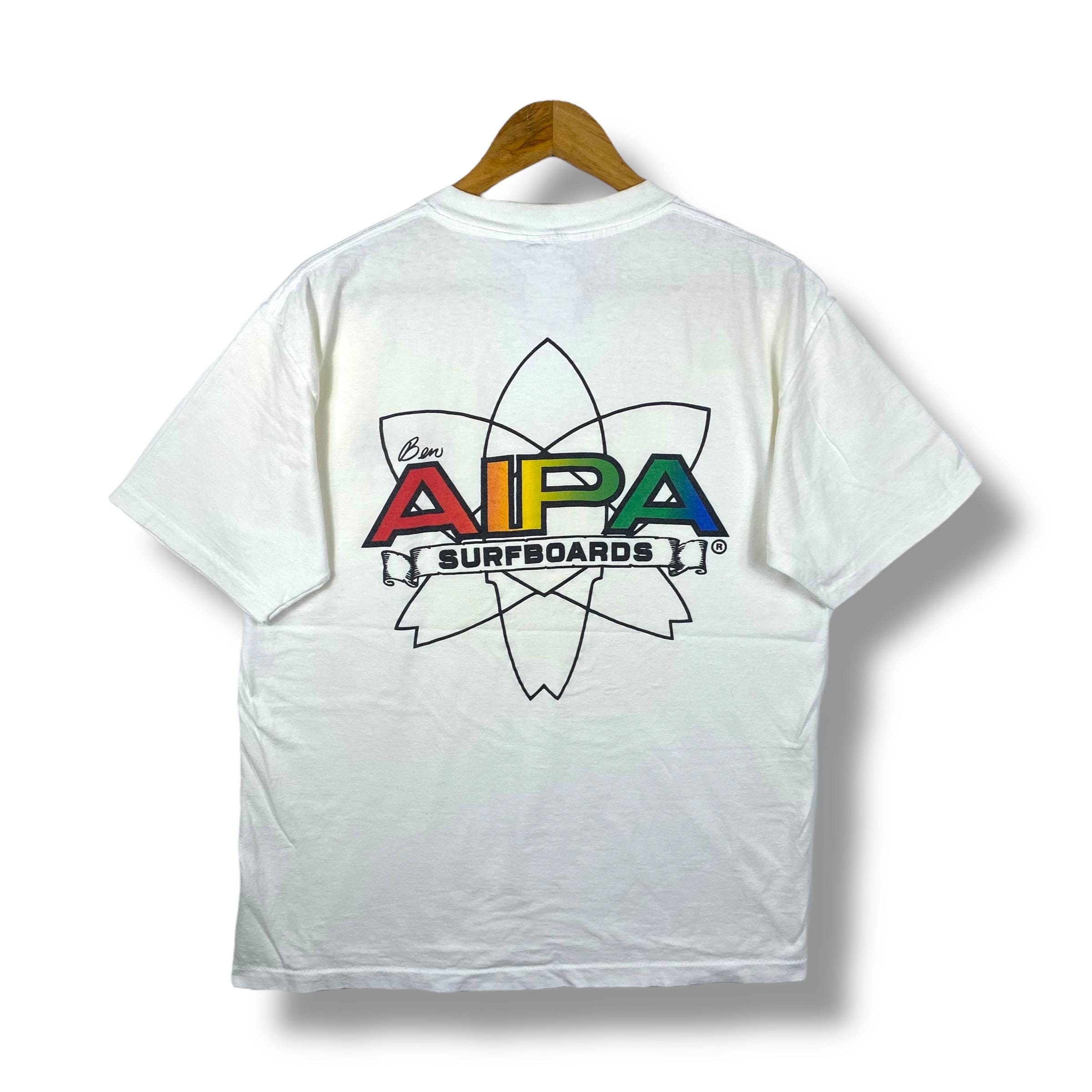 AIPA Tシャツ デッドストック made in usa 80s-90s Vintage 1990s AIPA Surf Tshirt Medium Aipa Surf Hawaiian