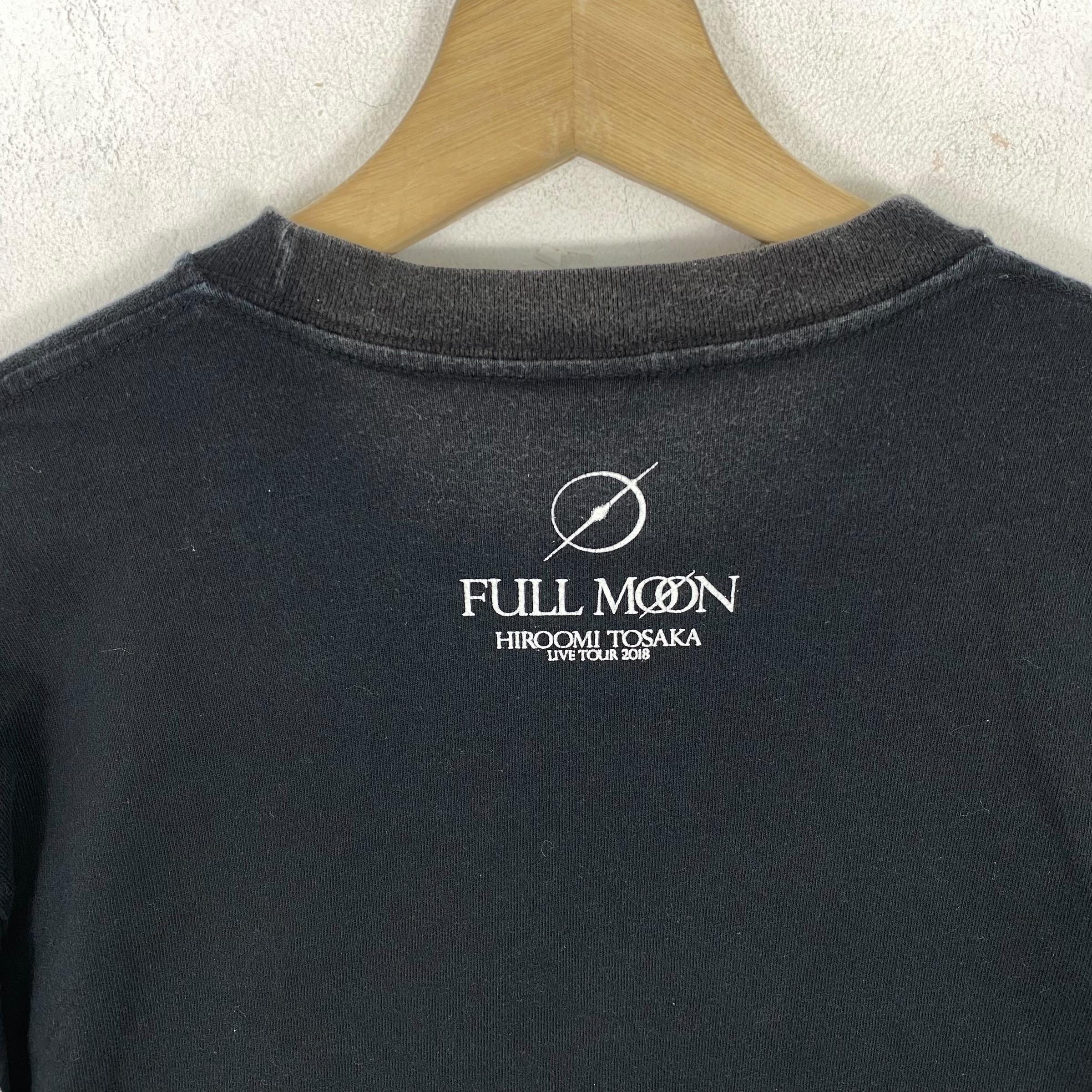 Rare!! HIROOMI TOSAKA Full Moon Live Tour 2018 J-pop Tee Shirt
