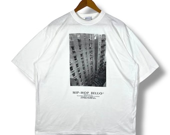 Rare!! Vintage 90's HIP-HOP BELLO2 Photoprint Graphic Tee Shirt Size 3