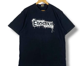 Rockin' Jelly Beanの 「EROSTICA」 Tシャツ Rare!! Vintage 00's EROSTIKA by Rockin' Jelly Bean Graphic Tee