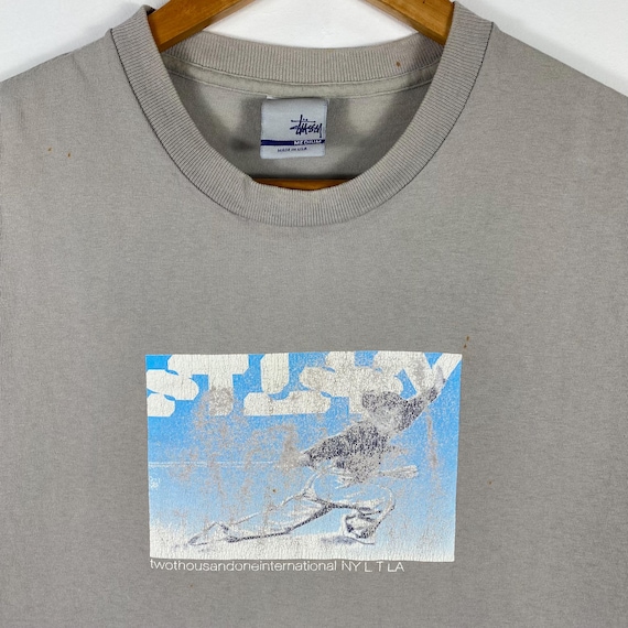 Rare!! Vintage 00's STUSSY Two Thousand One International Faded