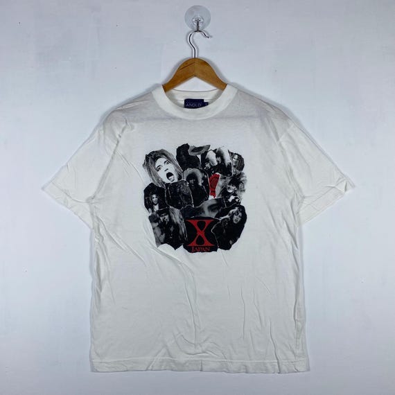 Rare!! Vintage 90's X-JAPAN Band Tee Shirt Large Fits Medium Size