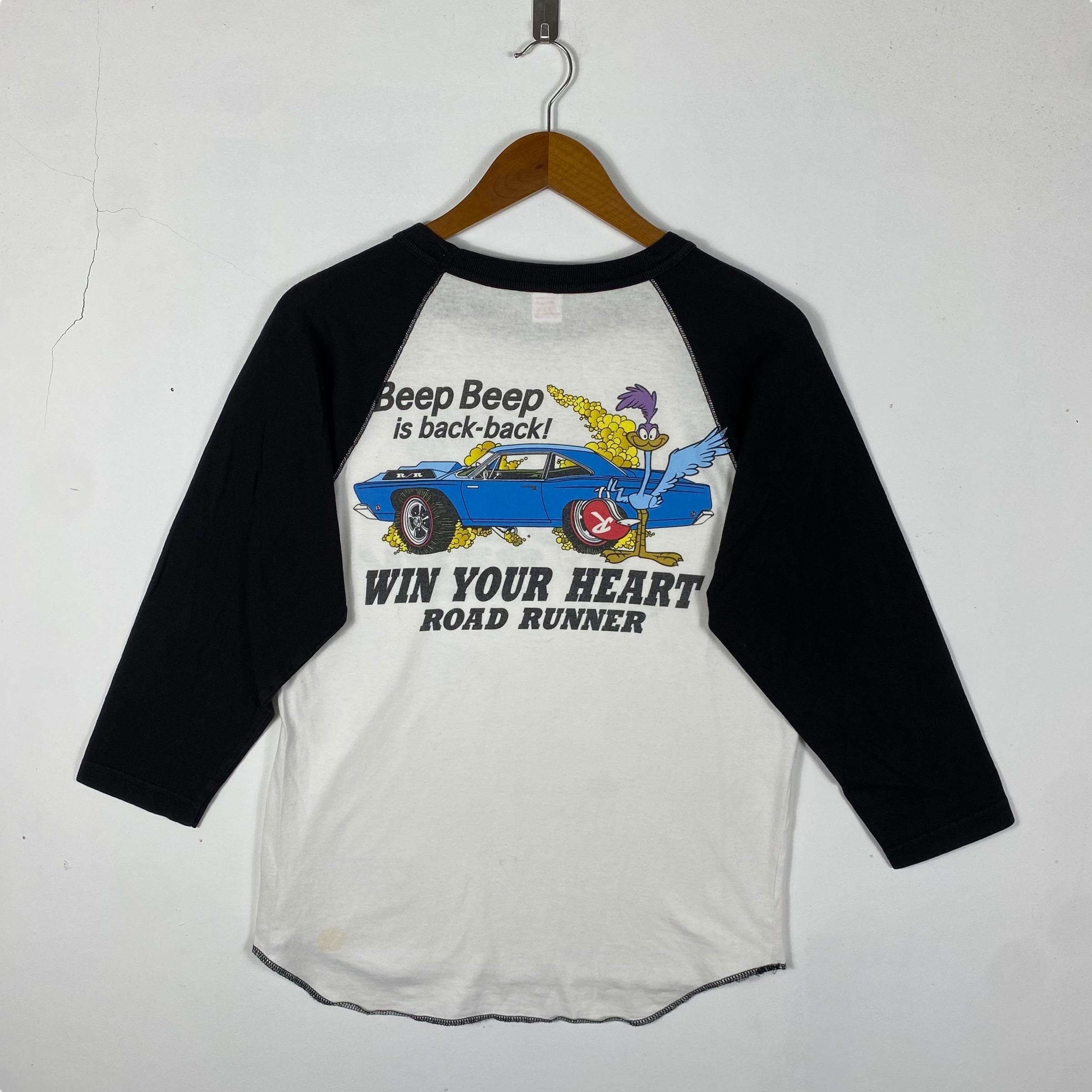 Rare!! CHESWICK by SUGAR CANE Road Runner Cartoon Raglan Tee Shirt