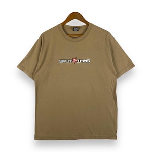 ¡¡¡Raro!!! Camiseta de skate vintage de los años 00 con el logotipo de SPLIT SKATE, talla grande