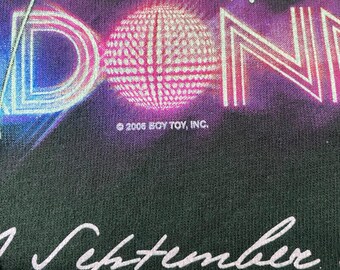 ヴィンテージ　マドンナ　2006コンフェションズツアー　Tシャツ　パープル　L Rare!! Vintage MADONNA the Confessions Tour Tokyo Dome Tee