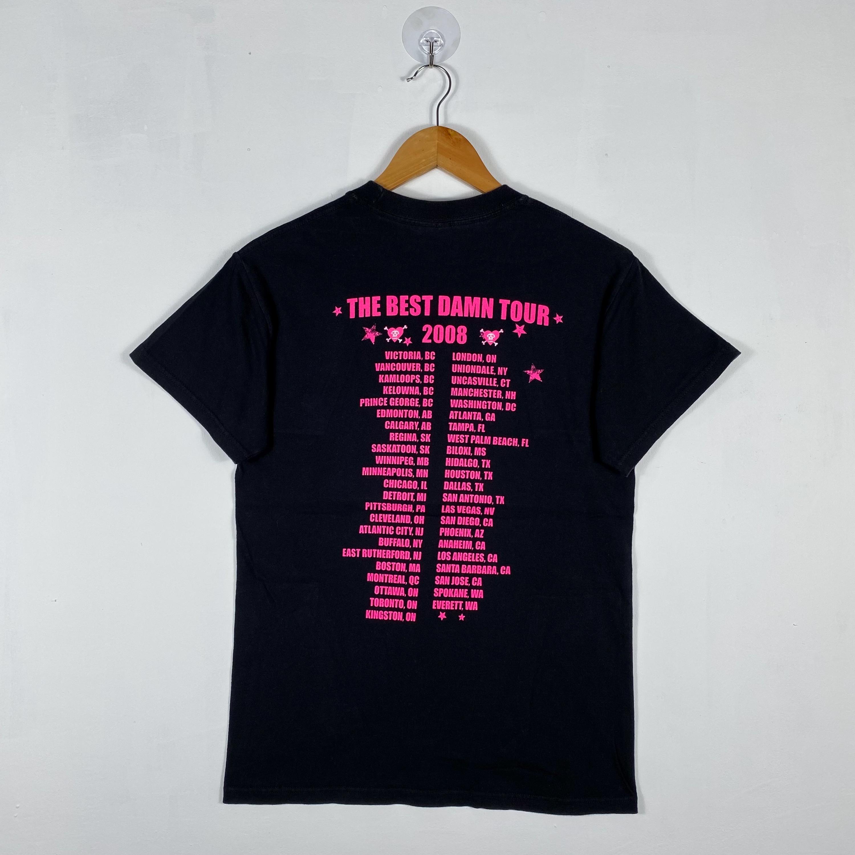 Avril Lavigne 2008ライブTシャツS 00s Avril Lavigne アヴリルラヴィーン Tシャツ 2008ツアー