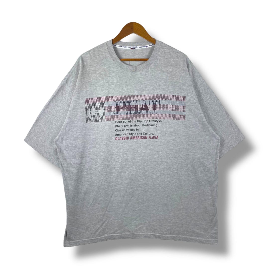 激レア phat farm ゲームシャツ 刺繍 黒 美品 HIPHOP 00s Rare!! Vintage 00's PHAT FARM Hip-hop Wear Lifestyle Tee Shirt 2