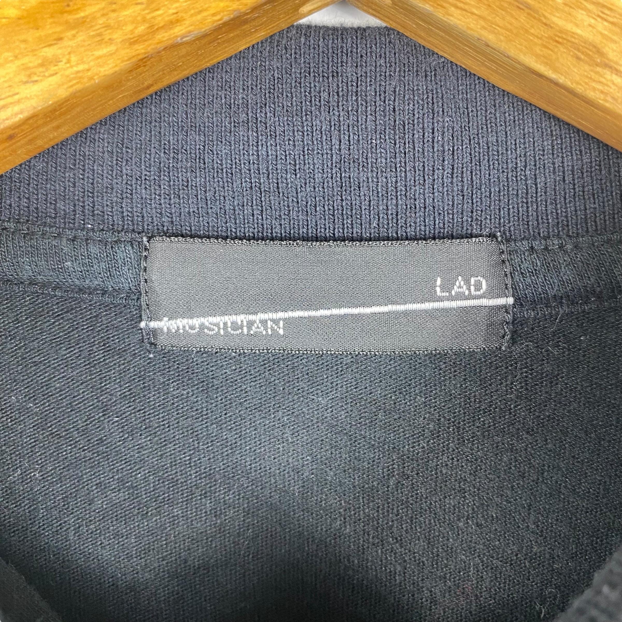 Rare!! LAD MUSICIAN Flowers 03 Long Sleeve Polo Shirt Small Size