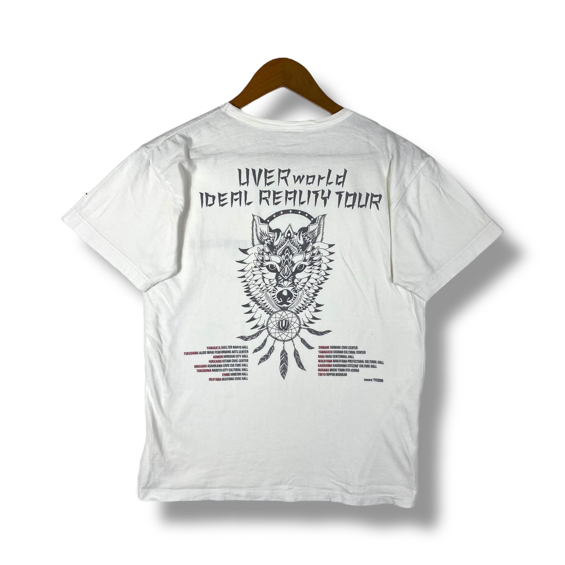 Rare!! Uverworld Ideal Reality Tour Japanese Band Tee Shirt Large