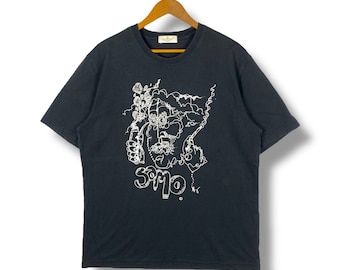 Rare!! Vintage 00's JEAN-MICHEL BASQUIAT "Samo" Art Fotofolio Tee Shirt Extra Large Size