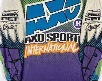 希少!! ヴィンテージ 90年代 AXO SPORT INTERNATIONAL 長袖ジャージ
