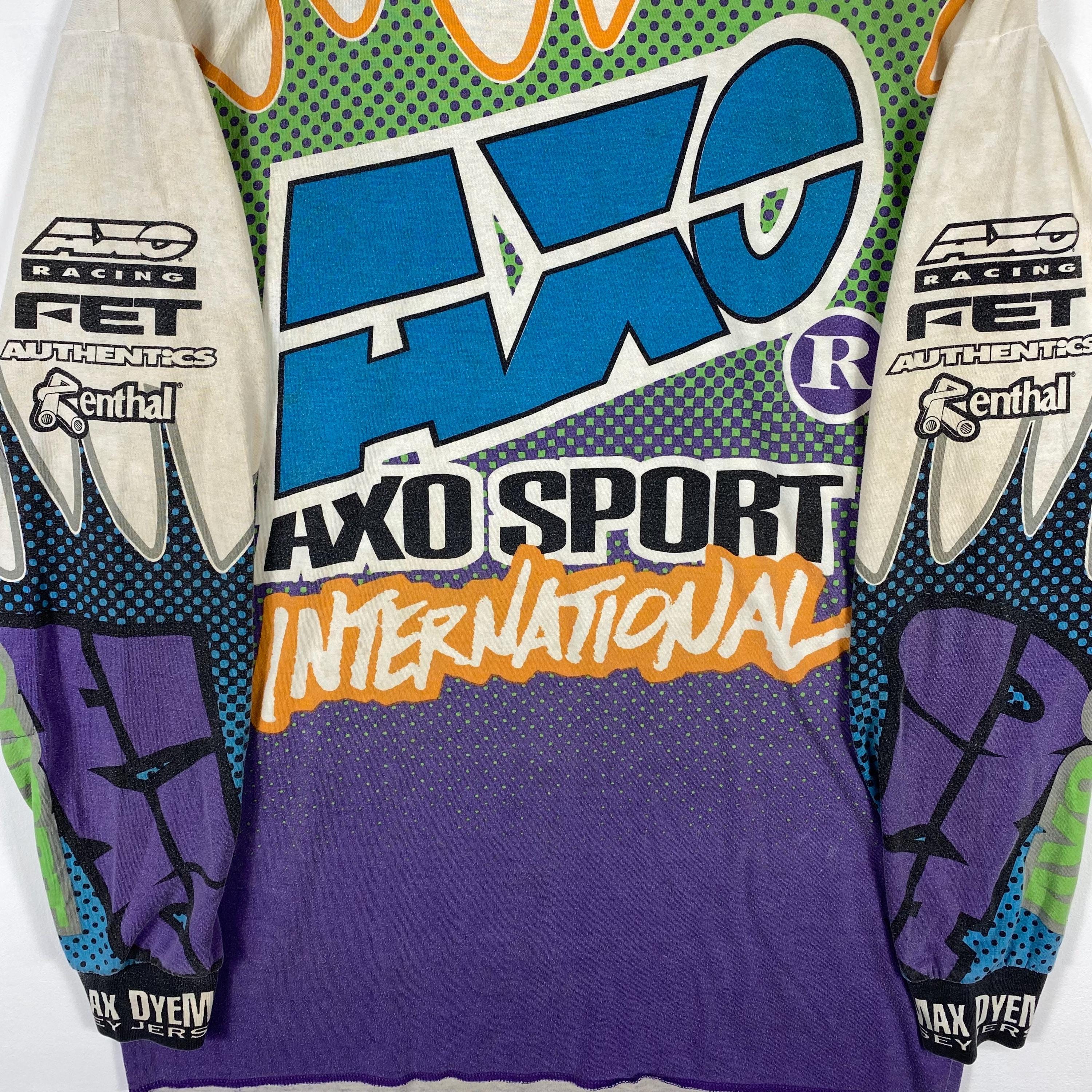 希少!! ヴィンテージ 90年代 AXO SPORT INTERNATIONAL 長袖ジャージ