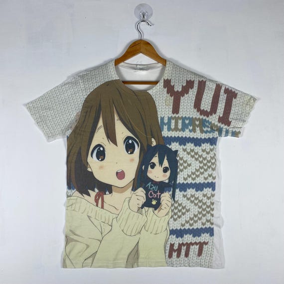 ヴィンテージ けいおん! 平沢唯 アニメTシャツ - フルプリント コスパ 