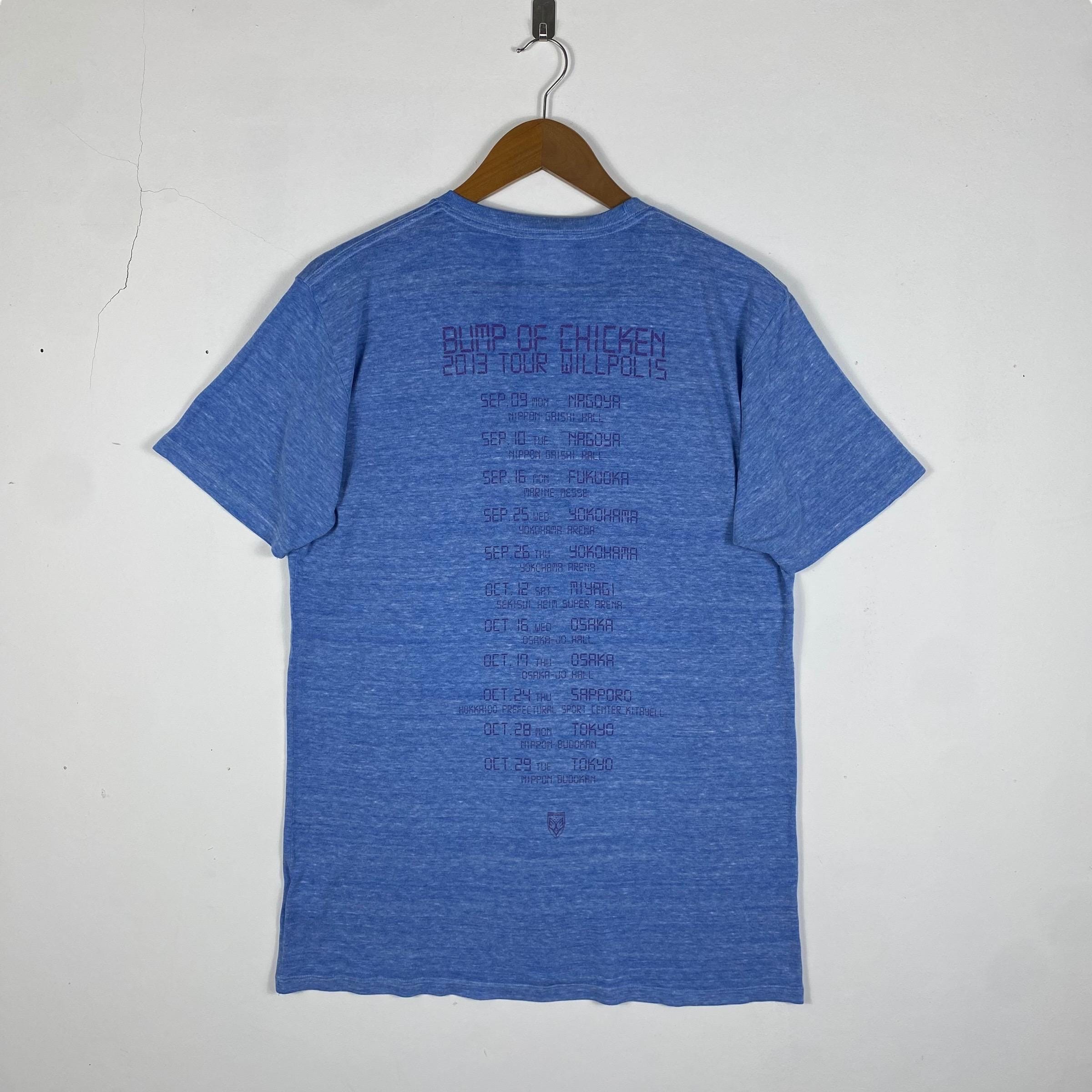 Rare!! BUMP OF CHICKEN 2013 Tour Willpolis Japanese Band Tee