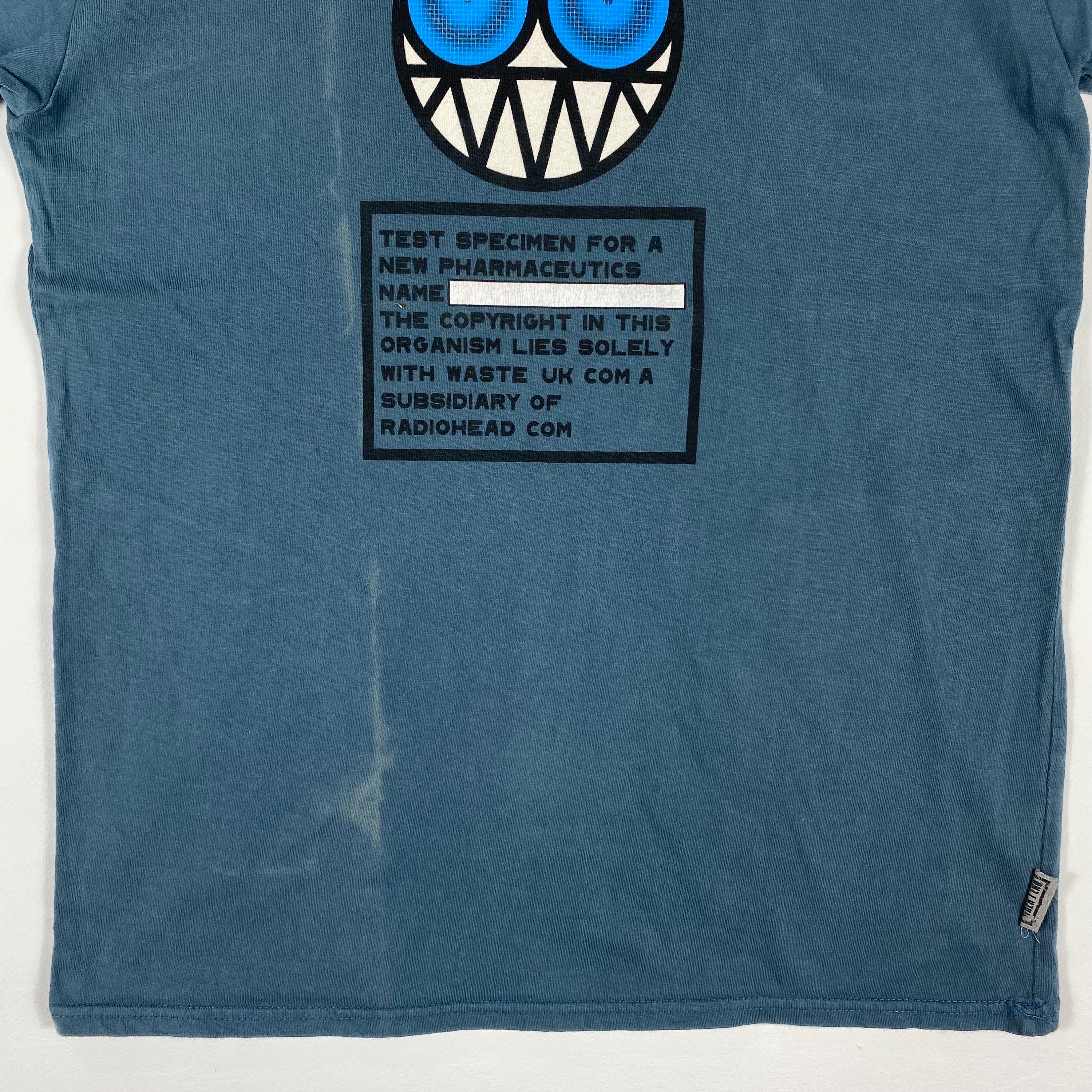 Rare!! Vintage 00's RADIOHEAD KID A Album Band Tee Shirt