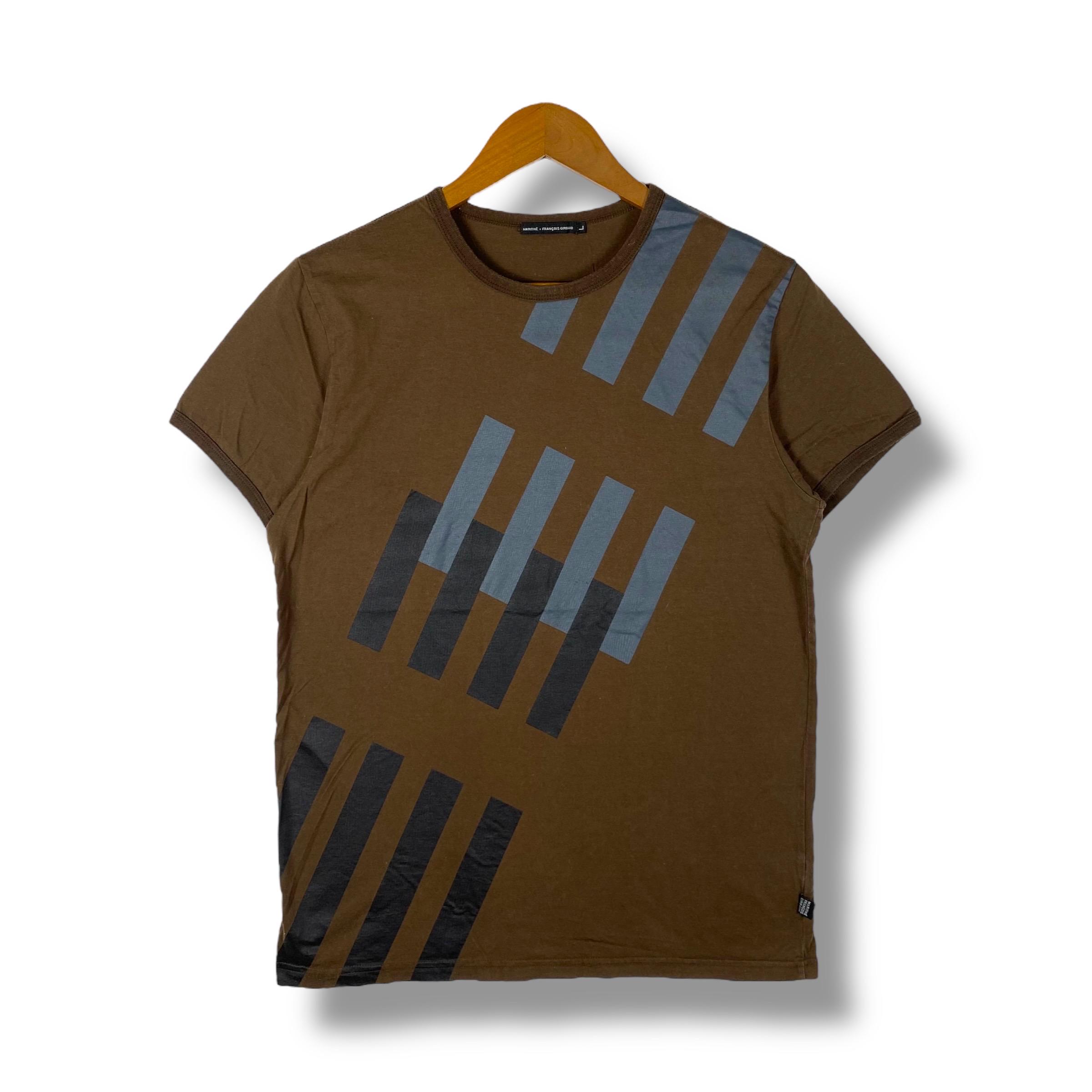 Tシャツ・カットソー Marithe + Francois Girbaud W SQUARE NECK STRIPE HALF TEE pin MARITHE FRANCOIS GIRBAUD] W SQUARE NECK STRIPE HALF TEE NAVY