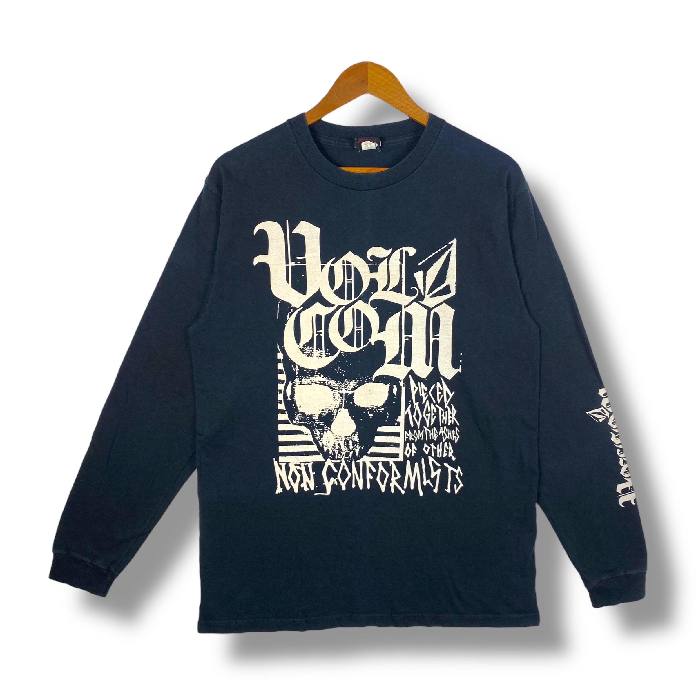 Rare!! Vintage 00's VOLCOM Pieced Together From the Ashes Tee