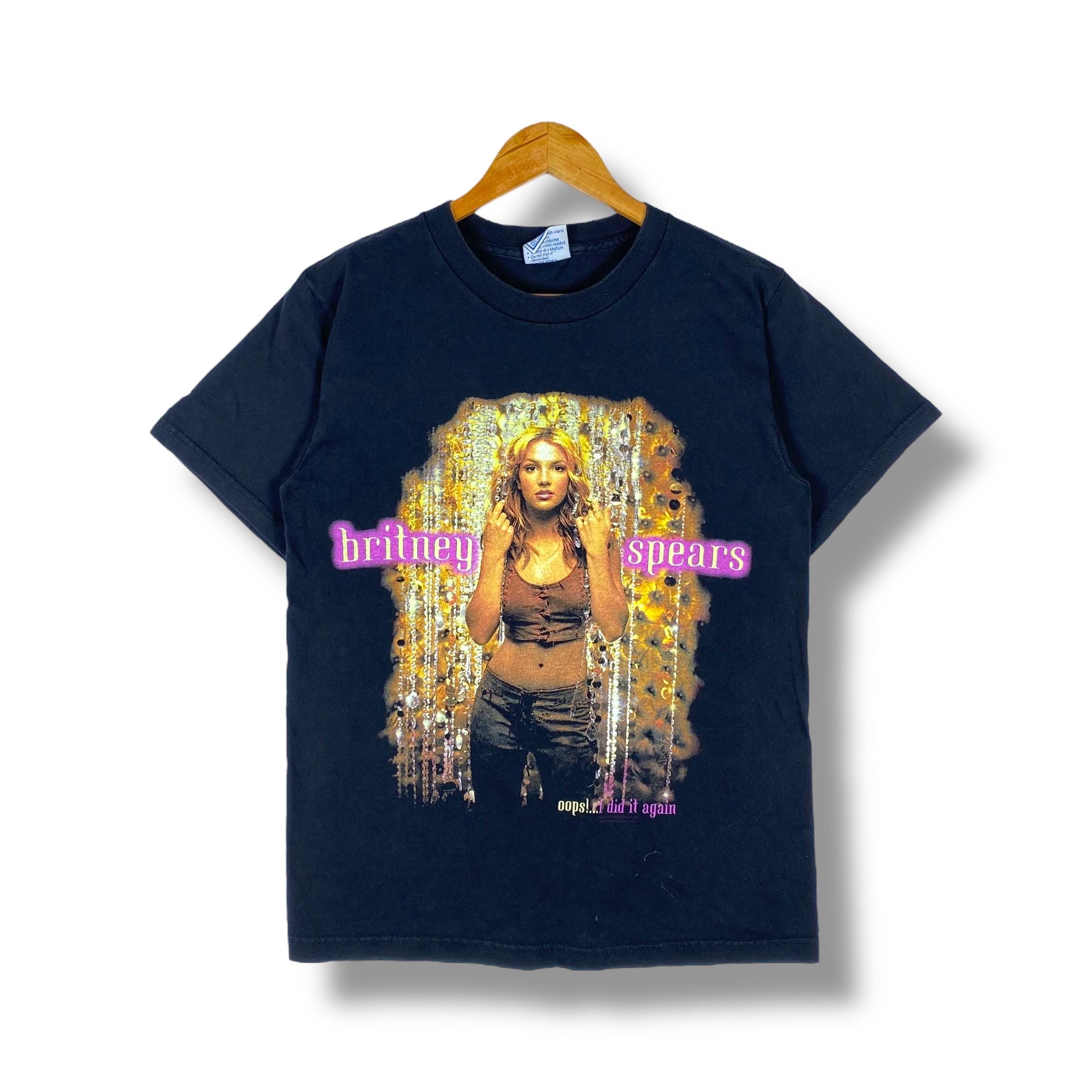 ブリトニー・スピアーズ 2021リイシュービジュアルTシャツ ブラック