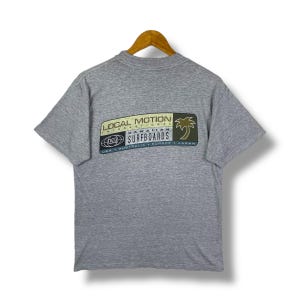 Rare!! Vintage LOCAL MOTION International Hawaiian Surfboards Tee Shirt Medium Size