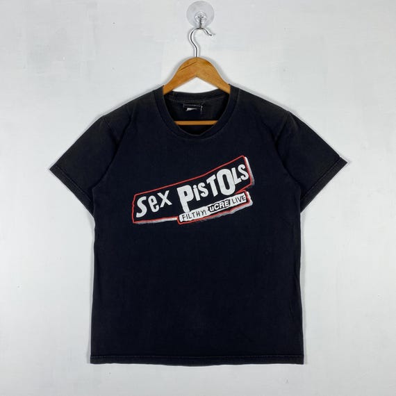 Rare!! Vintage SEX PISTOLS Filthy Lucre Live Band Tee Shirt Small