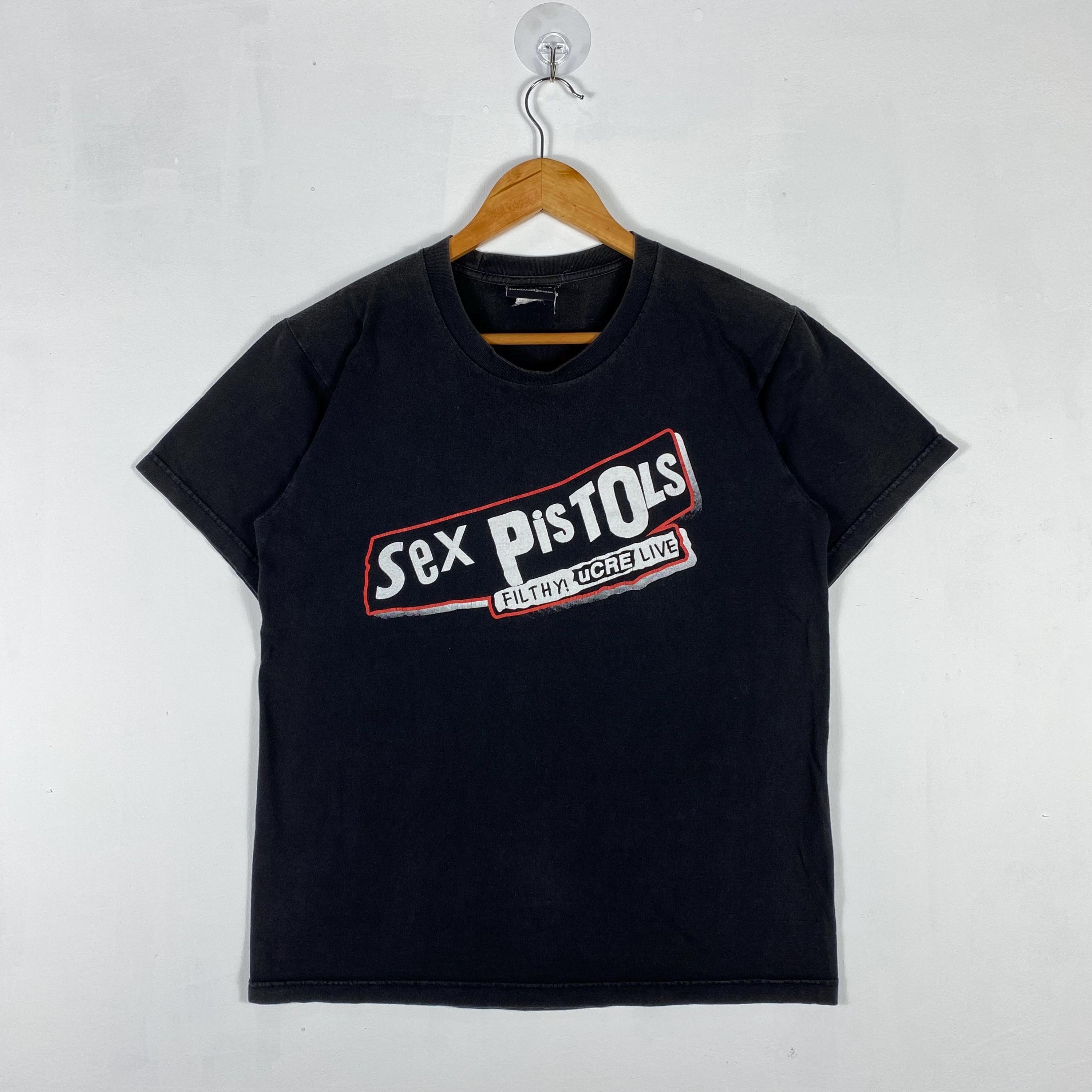Rare!! Vintage SEX PISTOLS Filthy Lucre Live Band Tee Shirt Small