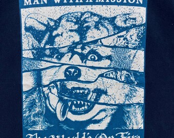 Rare!! Man With A Mission the World's on Fire Tour Japanese Band