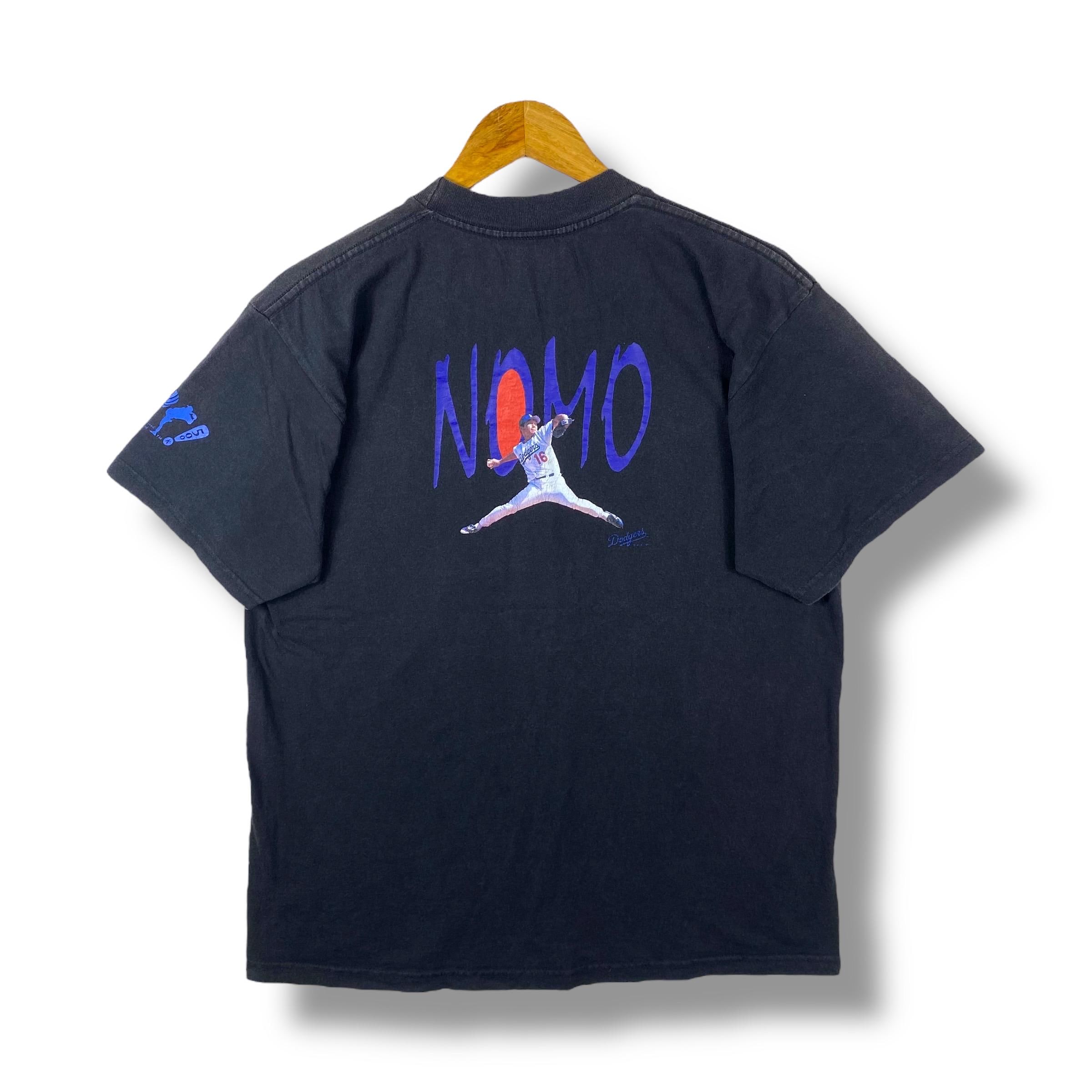 Rare!! Vintage 90's HIDEO NOMO La Dodgers Mlb Graphic Tee Shirt