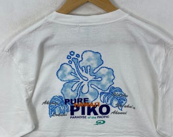 レア!!ヴィンテージ PURE HAWAII PIKO Paradise Of Pacific Tシャツ