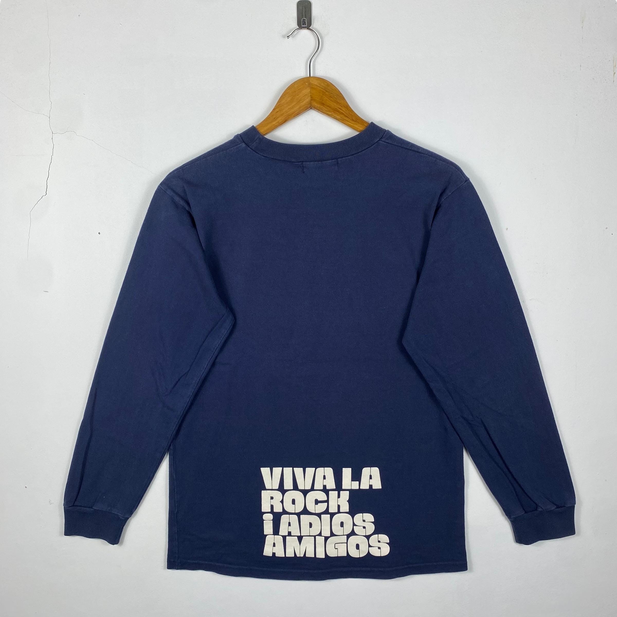 Diet Butcher Slim Skin Long Sleeve Tee - VIVA LA ROCK Adios Amigos