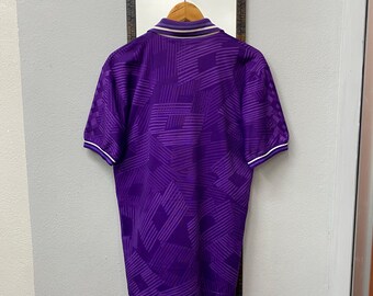 Rare!! Vintage 92/93 FIORENTINA CF 7up Home Kit Lotto Jersey