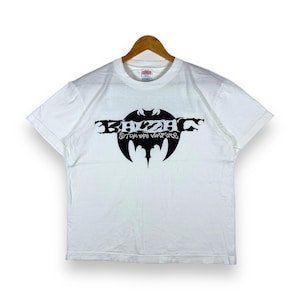 Rare!! BALZAC Atom Age Vampire In 308 Japanese Hardcore Band Zorlac Design Tee Shirt Medium Size