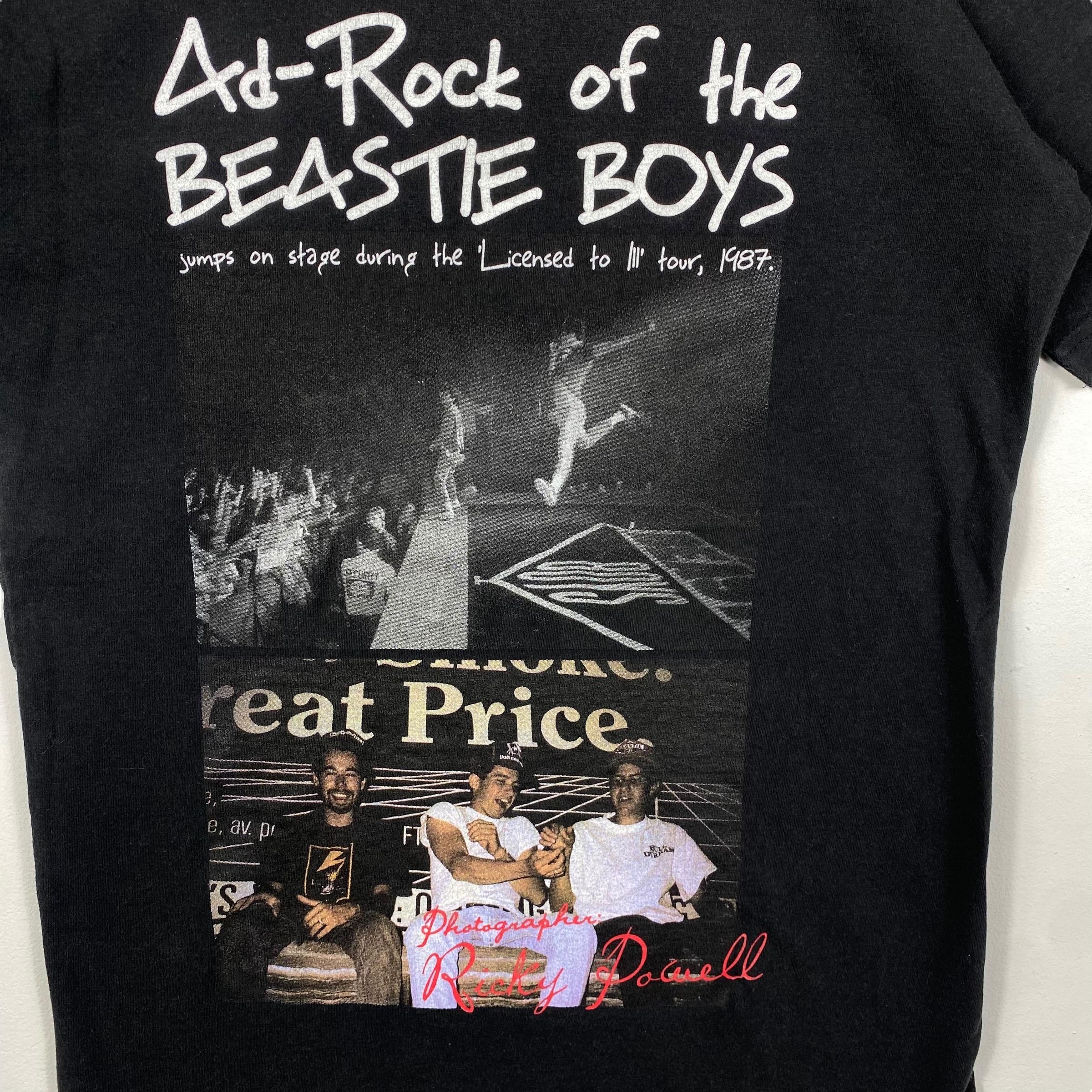 beastie boys Ricky Powell フォトプリント Tシャツ Rare!! the Rap Photography of Ricky Powell BEASTIE BOYS Graphic