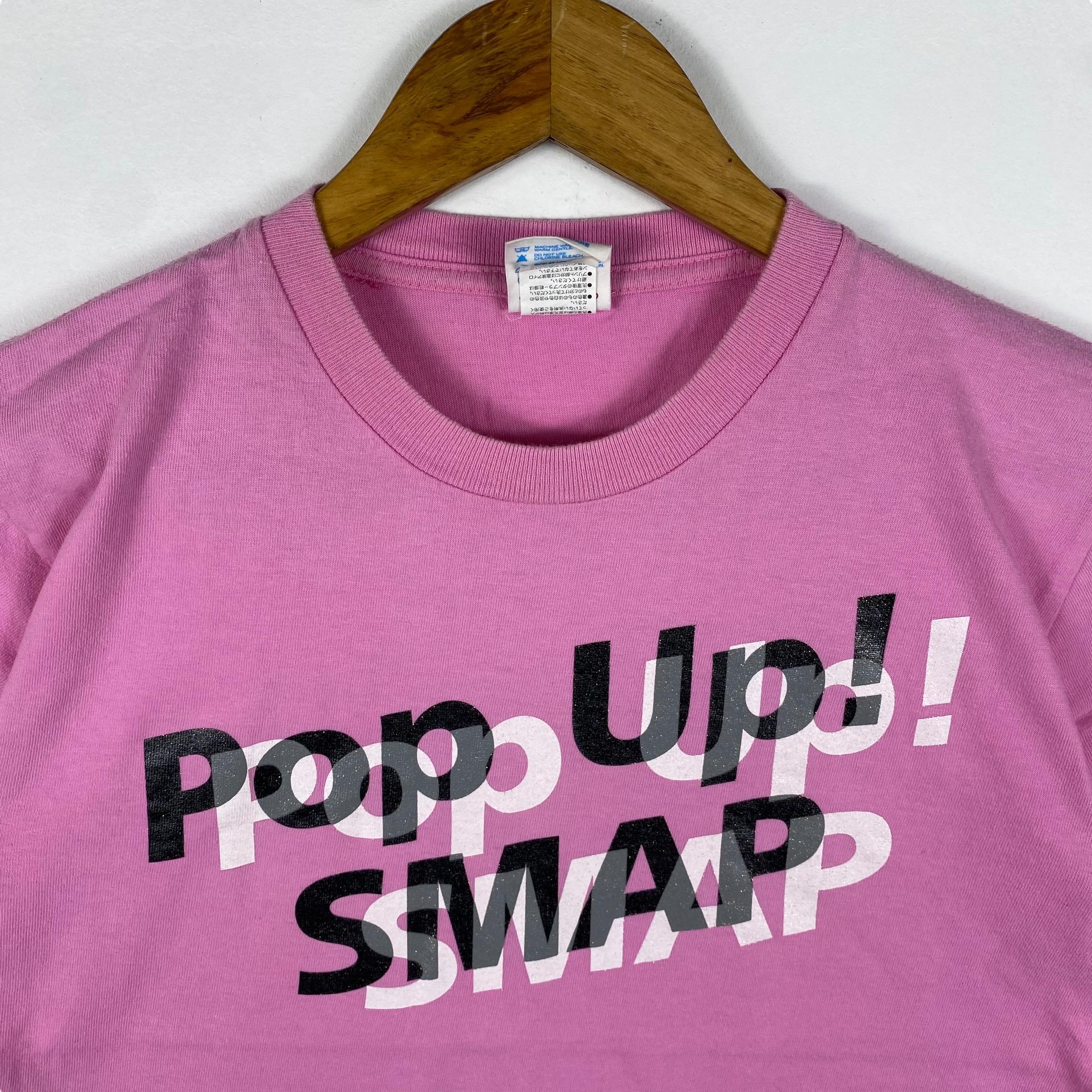 貴重‼︎‼︎Pop Up! SMAP STAFF Tシャツ Rare!! Pop Up! SMAP Beams for SMAP Japanese Boy Band Tee Shirt