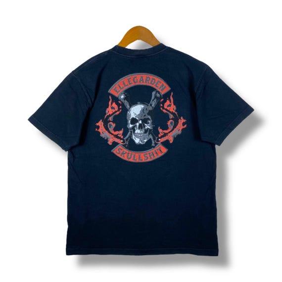 【激レア】ELLEGARDEN SKULLSHIT ガスマスク Tシャツ Rare!! Vintage 00's ELLEGARDEN X SKULLSHIT Graphic Tee Shirt