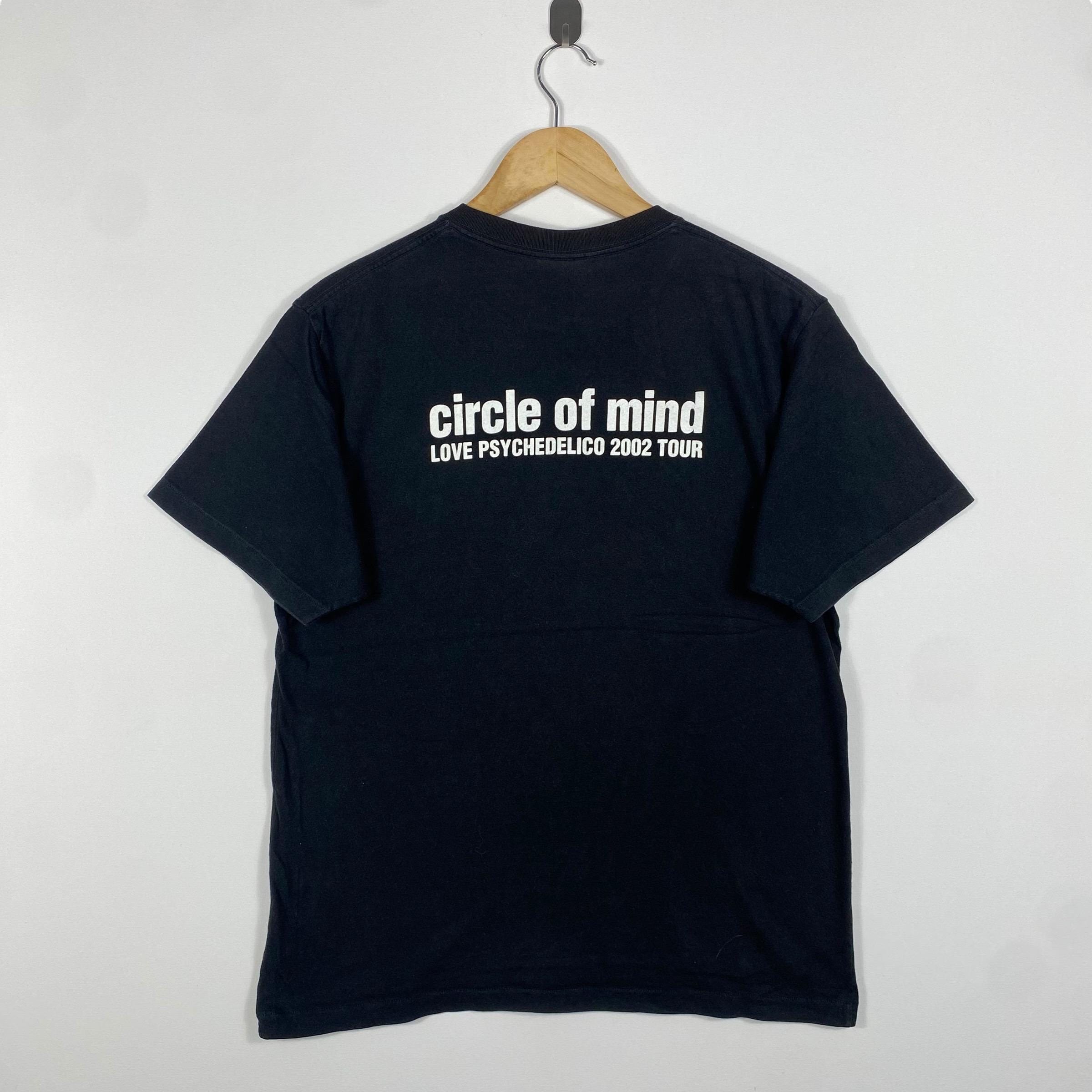 Rare!! LEVIS X LOVE PSYCHEDELICO Circle of Mind 2002 Tour Tee
