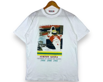 希少なヴィンテージ80年代アイルトン・セナ マールボロ BOSS メンズ