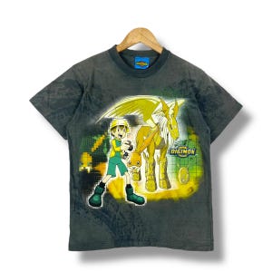 レア!! ヴィンテージ 00年代 デジモン タイダイ アニメ Tシャツ M