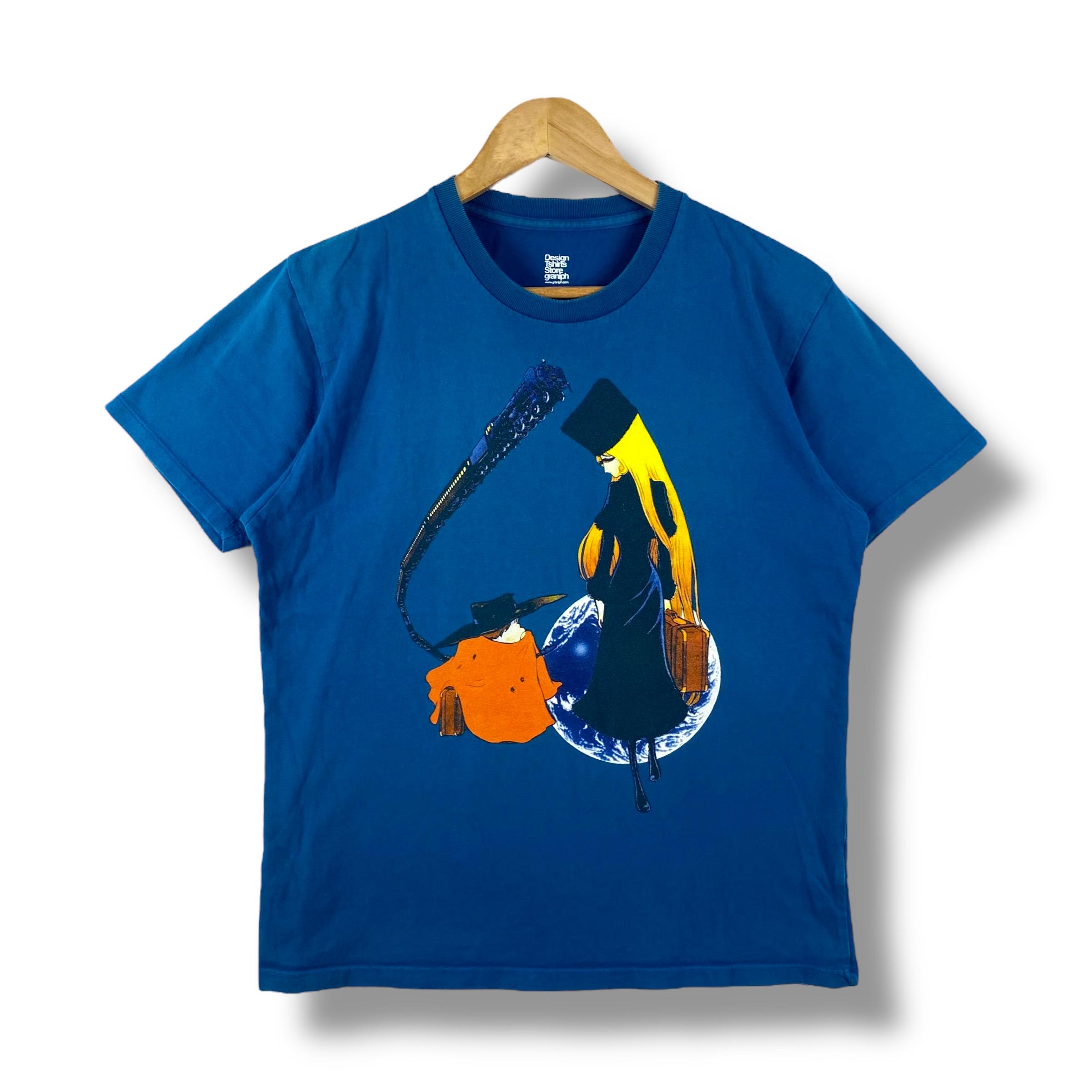 レア!! 銀河鉄道999 アニメマンガ 松本零士 色あせTシャツ Mサイズ 