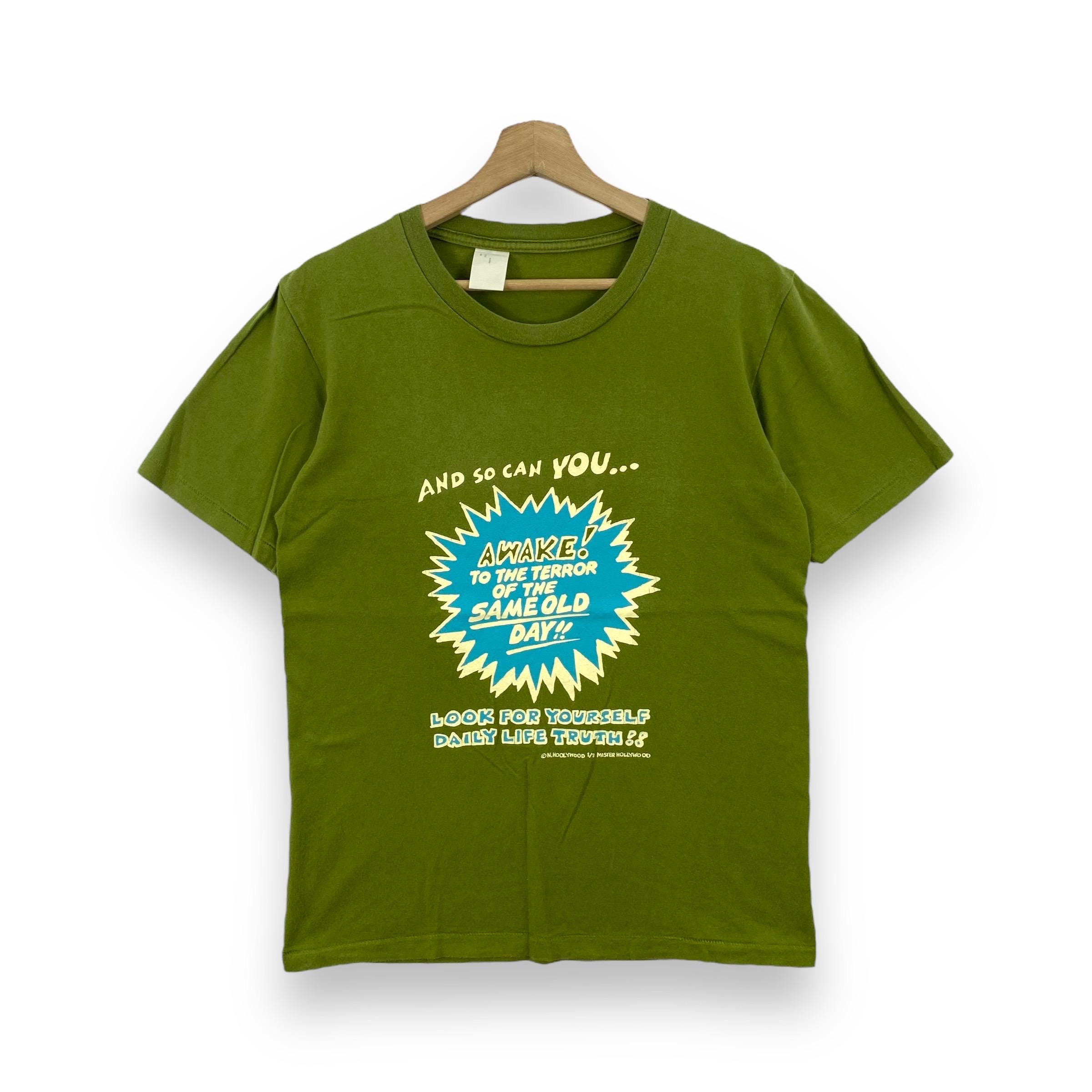 Rare!! N. HOOLYWOOD by Mister Hollywood Made in Japan Tee Shirt 