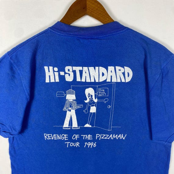 Rare!! Vintage 90's Hi-standard Revenge of the Pizzaman Tour Tee